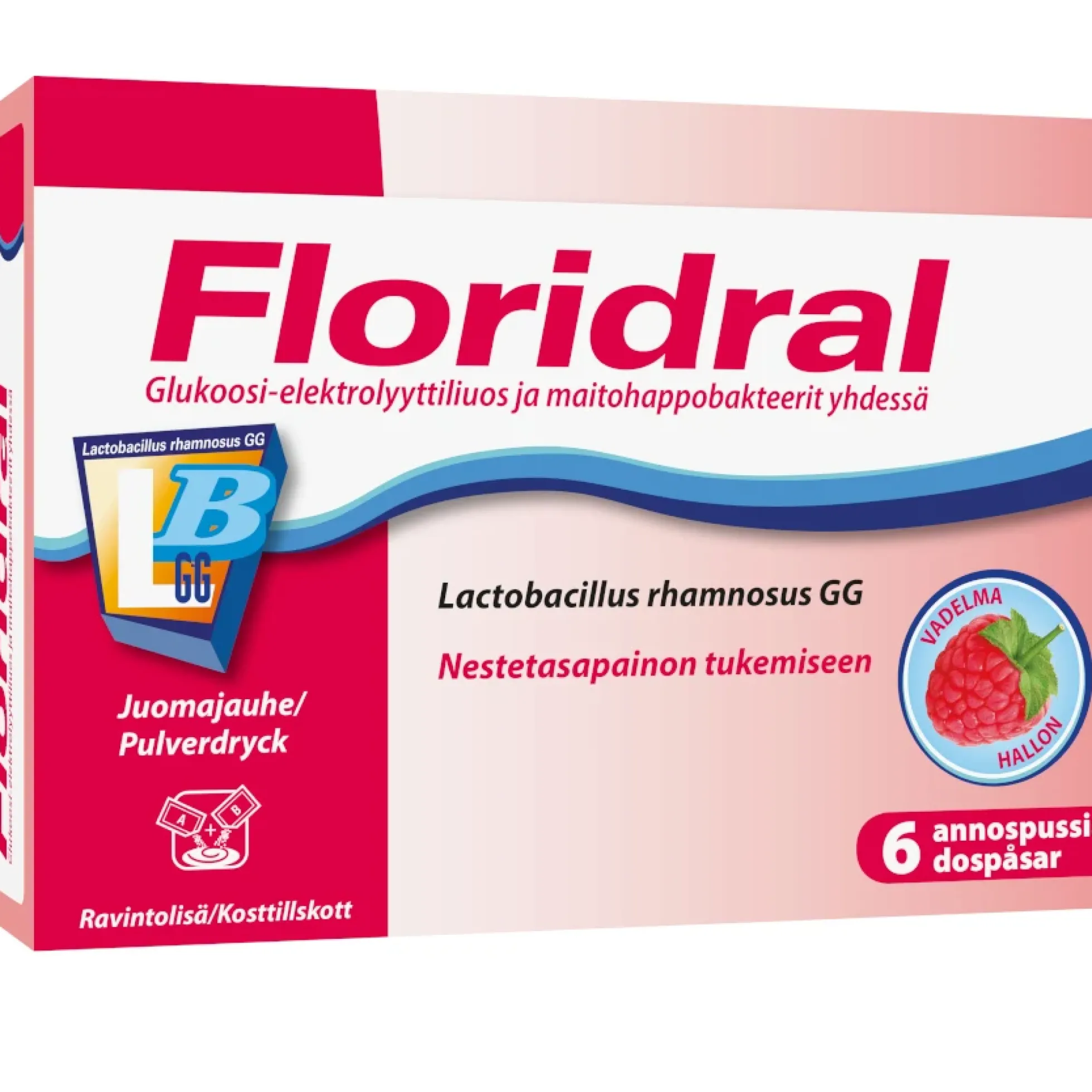 Floridral Vadelma annosjauhe 6 kpl