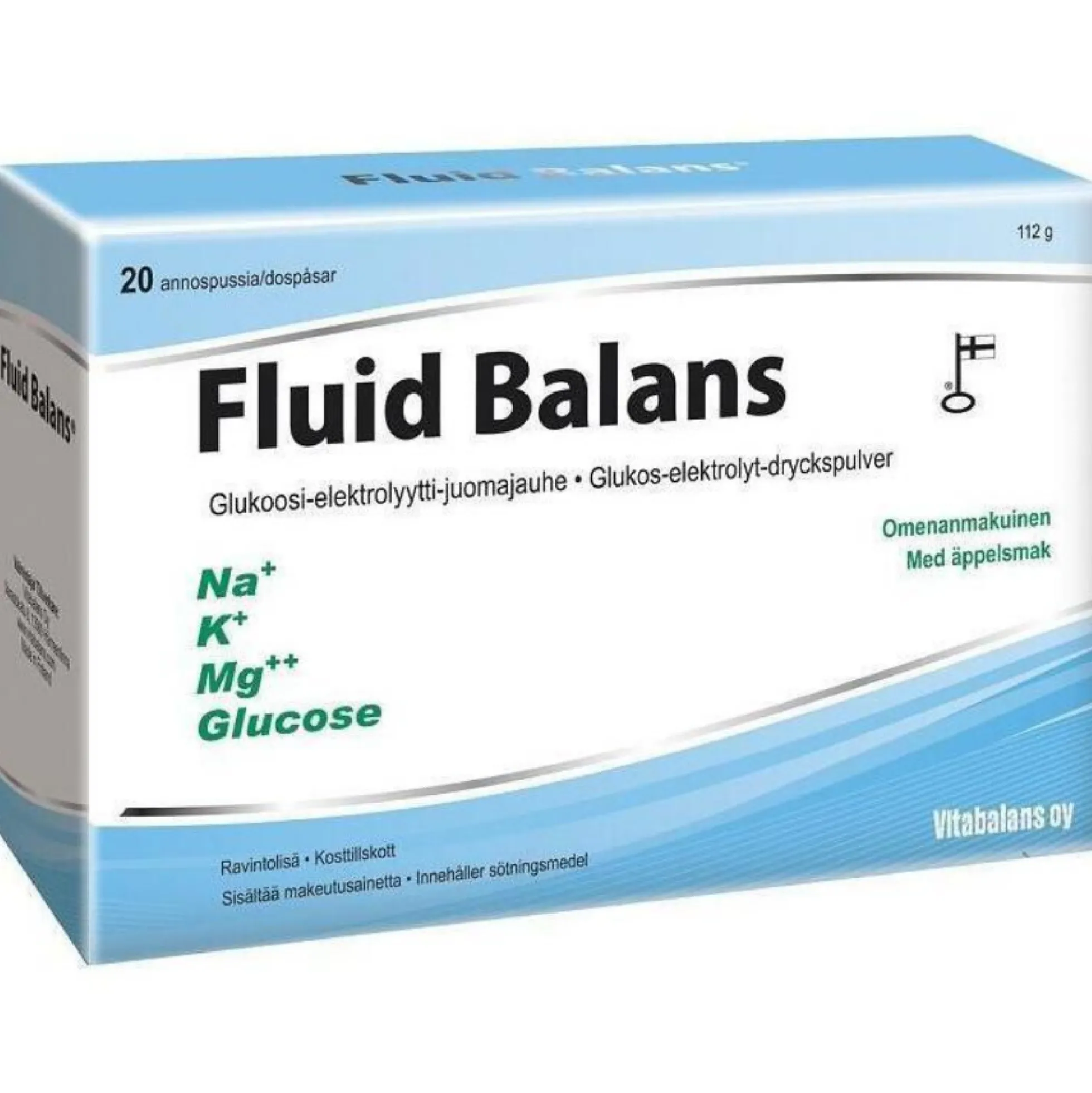 Fluid Balans glukoosi-elektrolyytti-juomajauhe