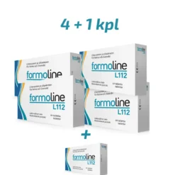 Formoline L112 500mg säästöpakkaus 4 x 64 kpl + 1 pkt kaupan päälle!