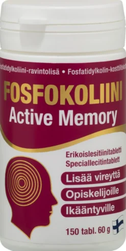 Fosfokoliini Active Memory tabletti
