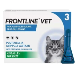 Frontline Vet 100 mg/ml -paikallisvaleluliuos kissalle 3x0,5 ml