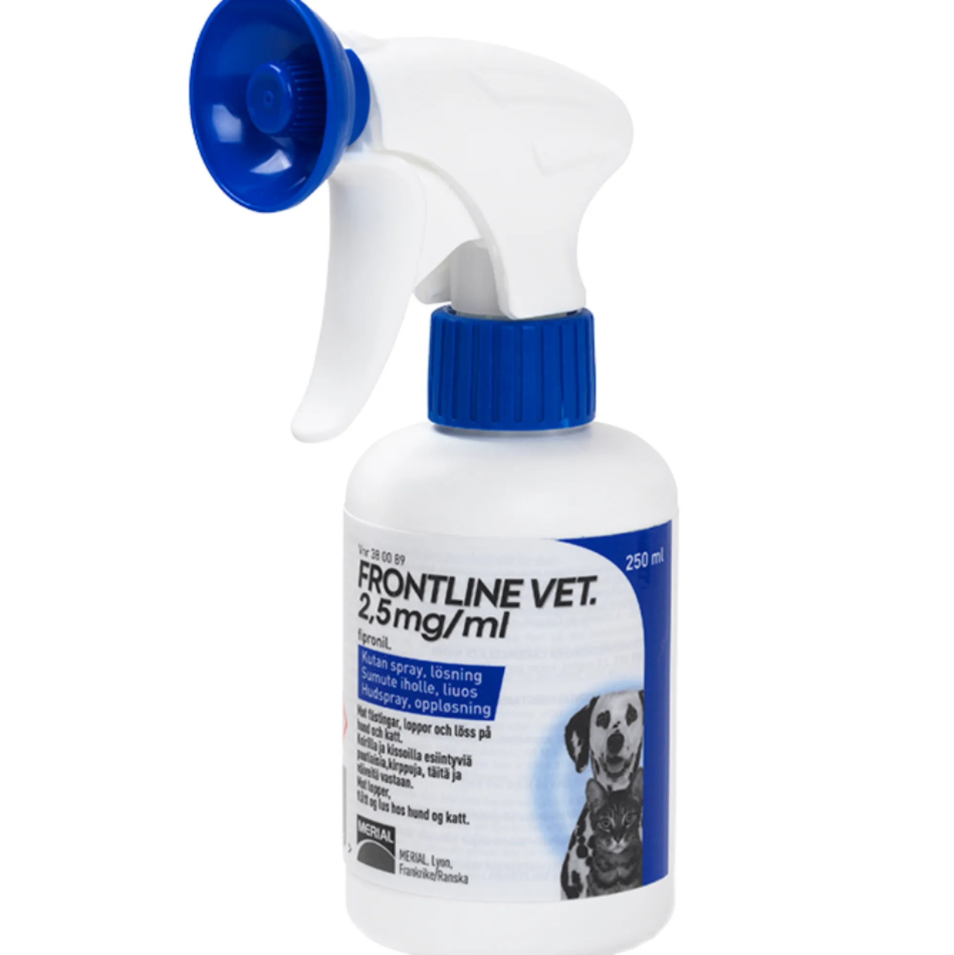 Frontline vet 2,5 mg/ml -sumute iholle