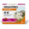 FRONTPRO vet purutabletit koirien ulkoloisia vastaan 3 fol