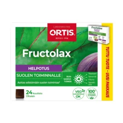 Fructolax Helpotus kuutio -eri kokoja