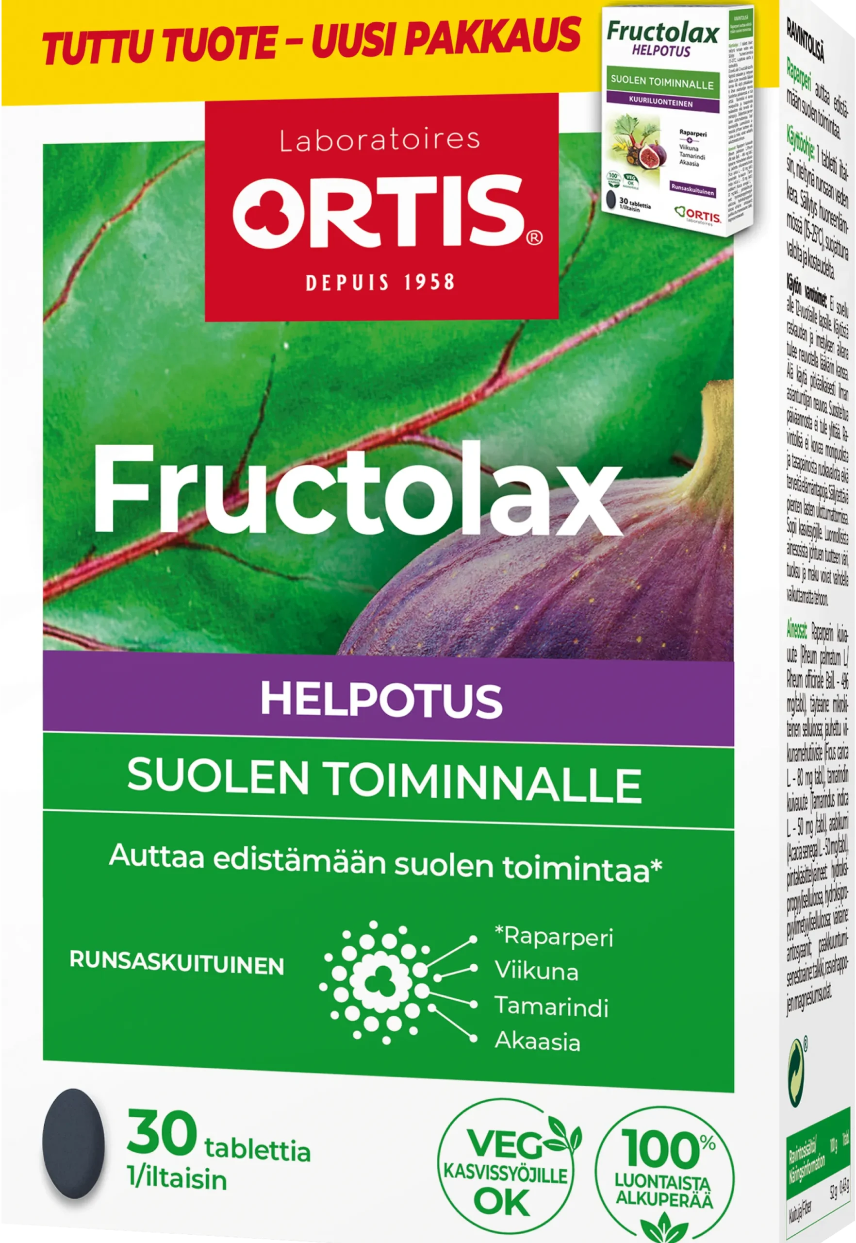 Fructolax Helpotus tabletti