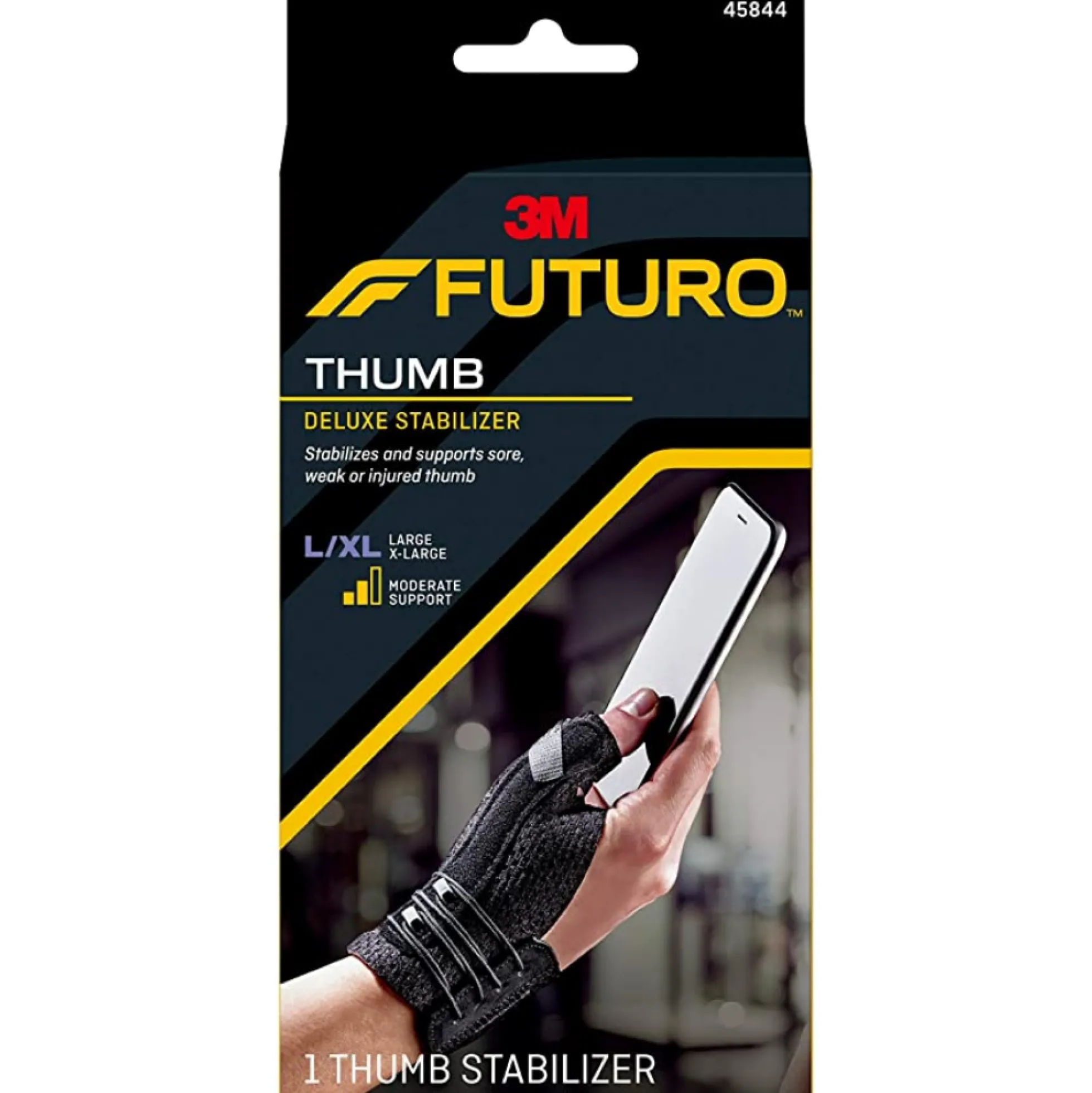 Futuro Deluxe Peukalotuki musta L/XL