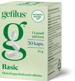 Gefilus Basic kapselit - eri kokoja