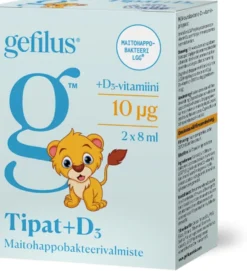 Gefilus Tippa + D3 - eri kokoja