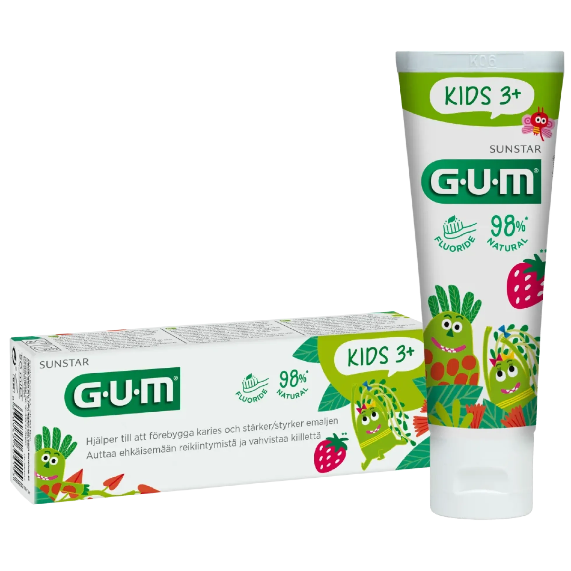 GUM Kids hammastahna 1000ppm 50 ml