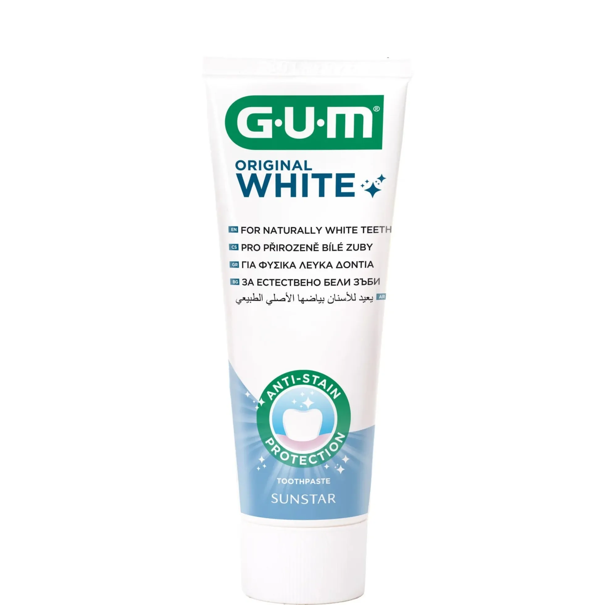 Gum Original White valkaiseva fluorihammastahna 75 ml