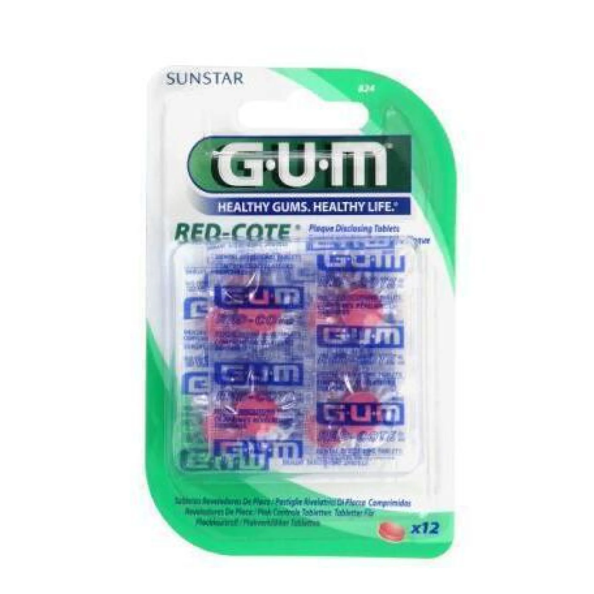 GUM Red-Cote plakkivärjäystabletit