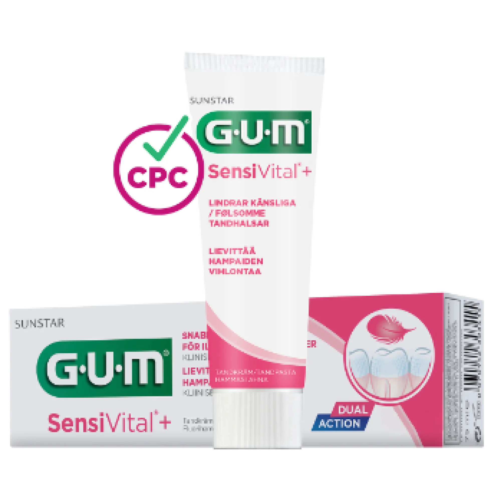 GUM SensiVital+ hammastahna vihloville hampaille