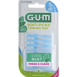 GUM Soft-Picks Comfort Flex Mint small 40 kpl