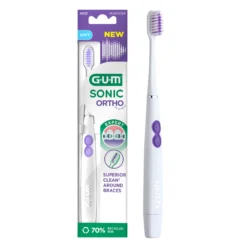 Gum Sonic Ortho paristohammasharja sis. paristo 1 kpl