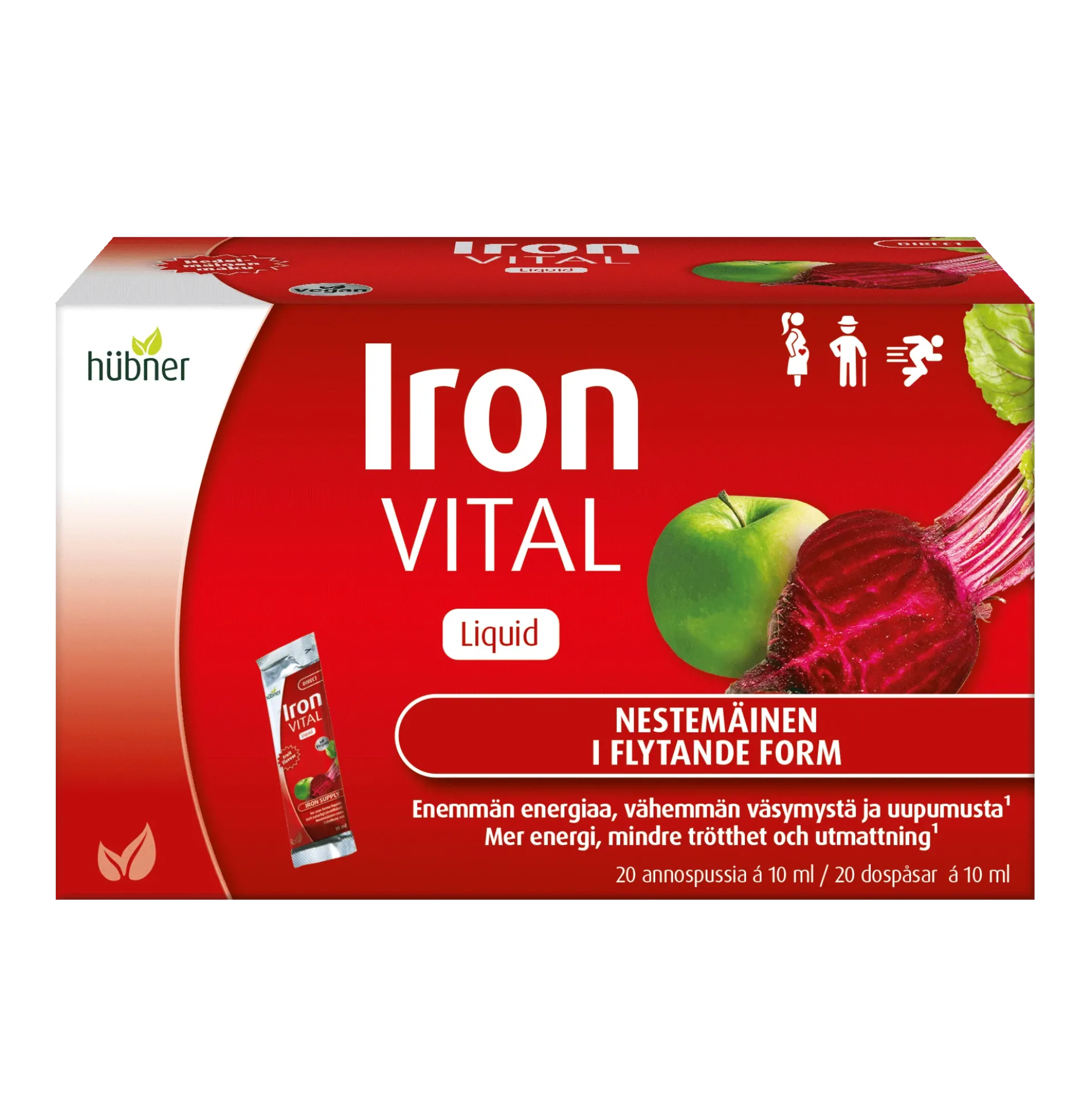 Hübner Iron Vital annospussi 20x10 ml