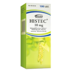 Histec 10 mg allergialääke - eri kokoja