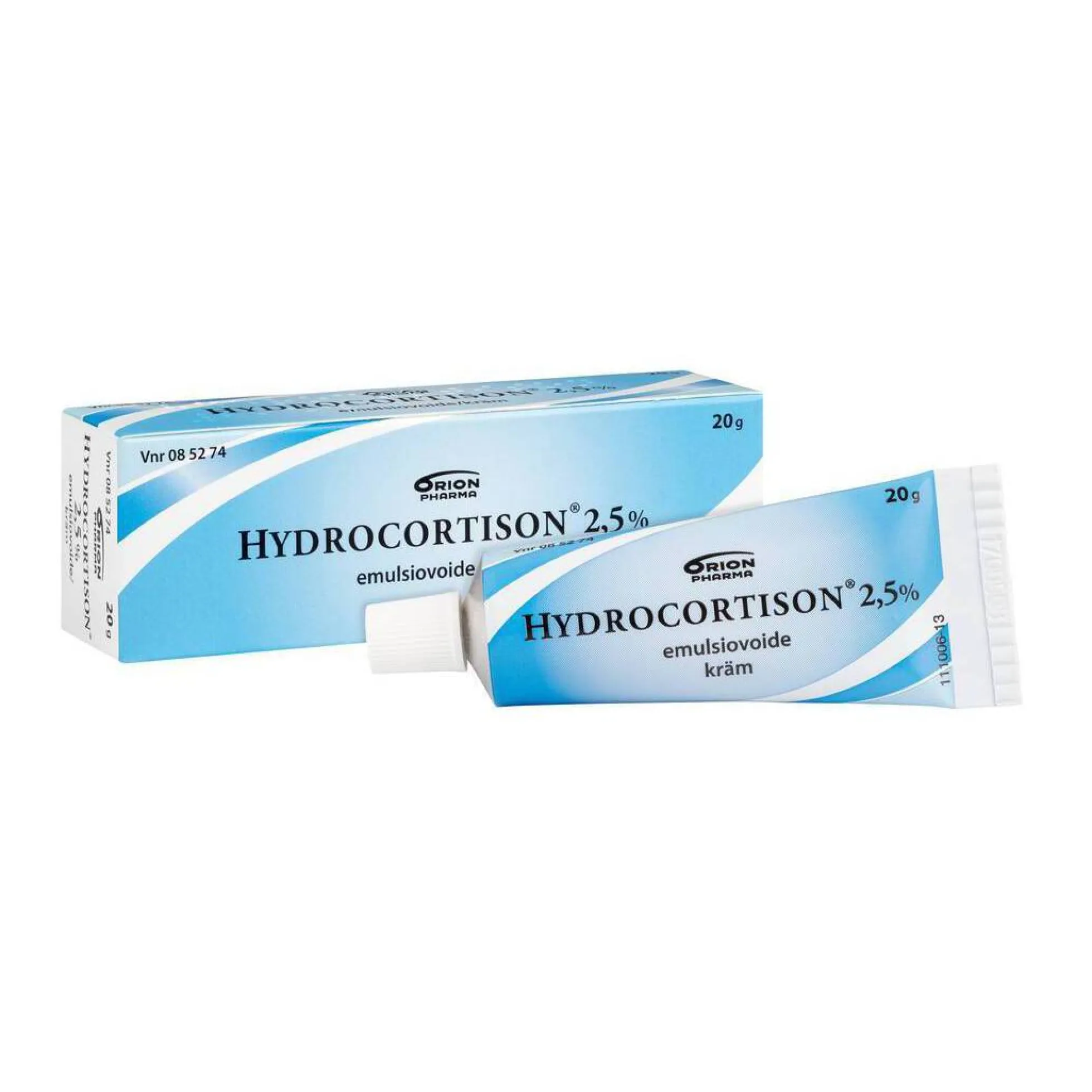 Hydrocortison 2,5 % emulsiovoide -eri kokoja