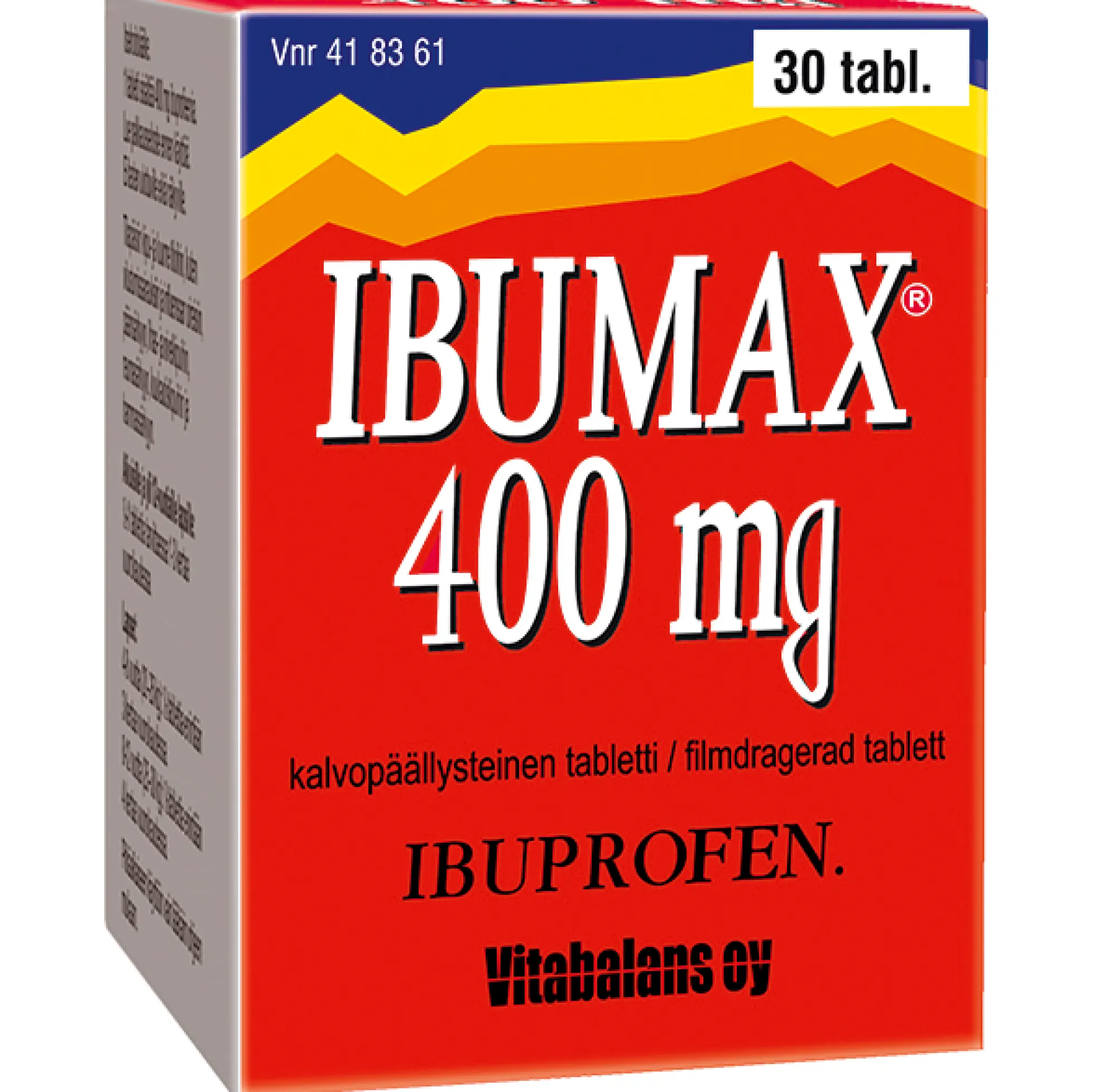Ibumax 400 mg tabletti - eri kokoja