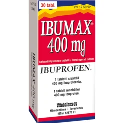 Ibumax 400 mg tabletti - eri kokoja