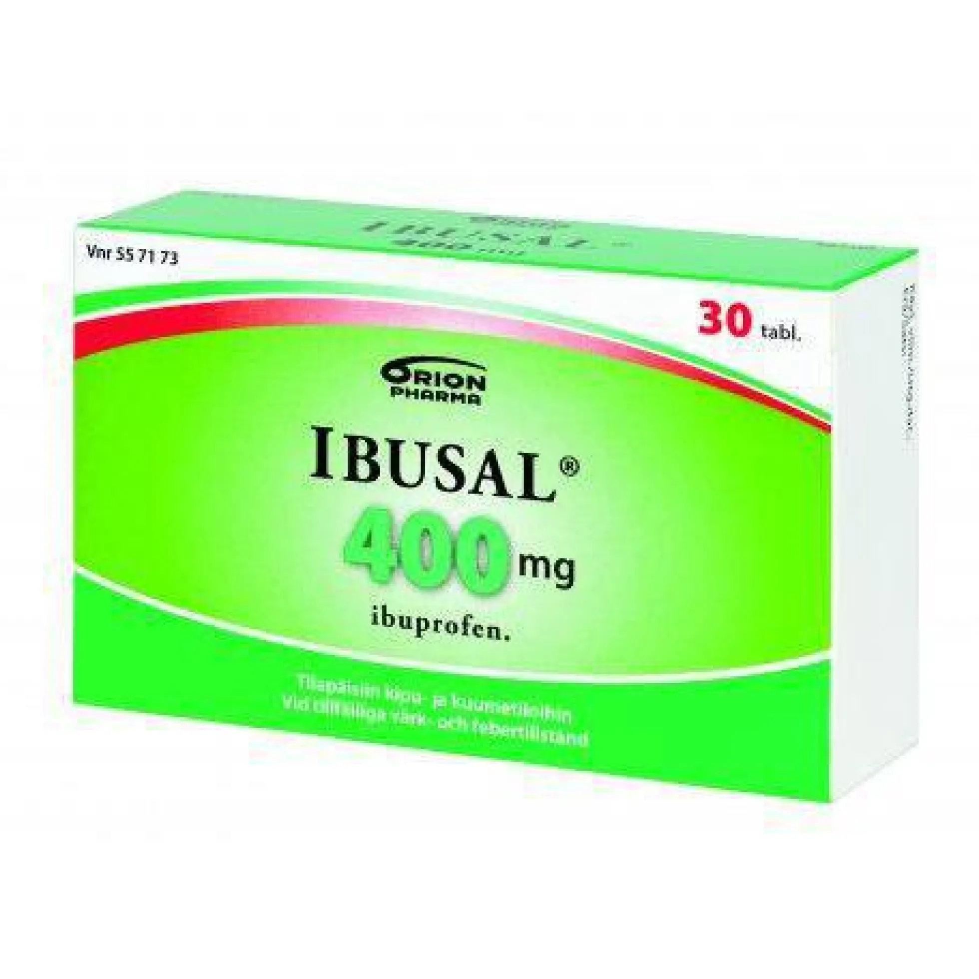 IBUSAL 400 mg tabletti -eri kokoja