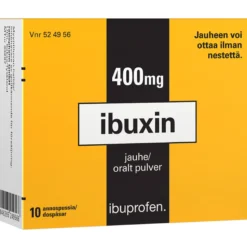 Ibuxin 400 mg jauhe - eri kokoja
