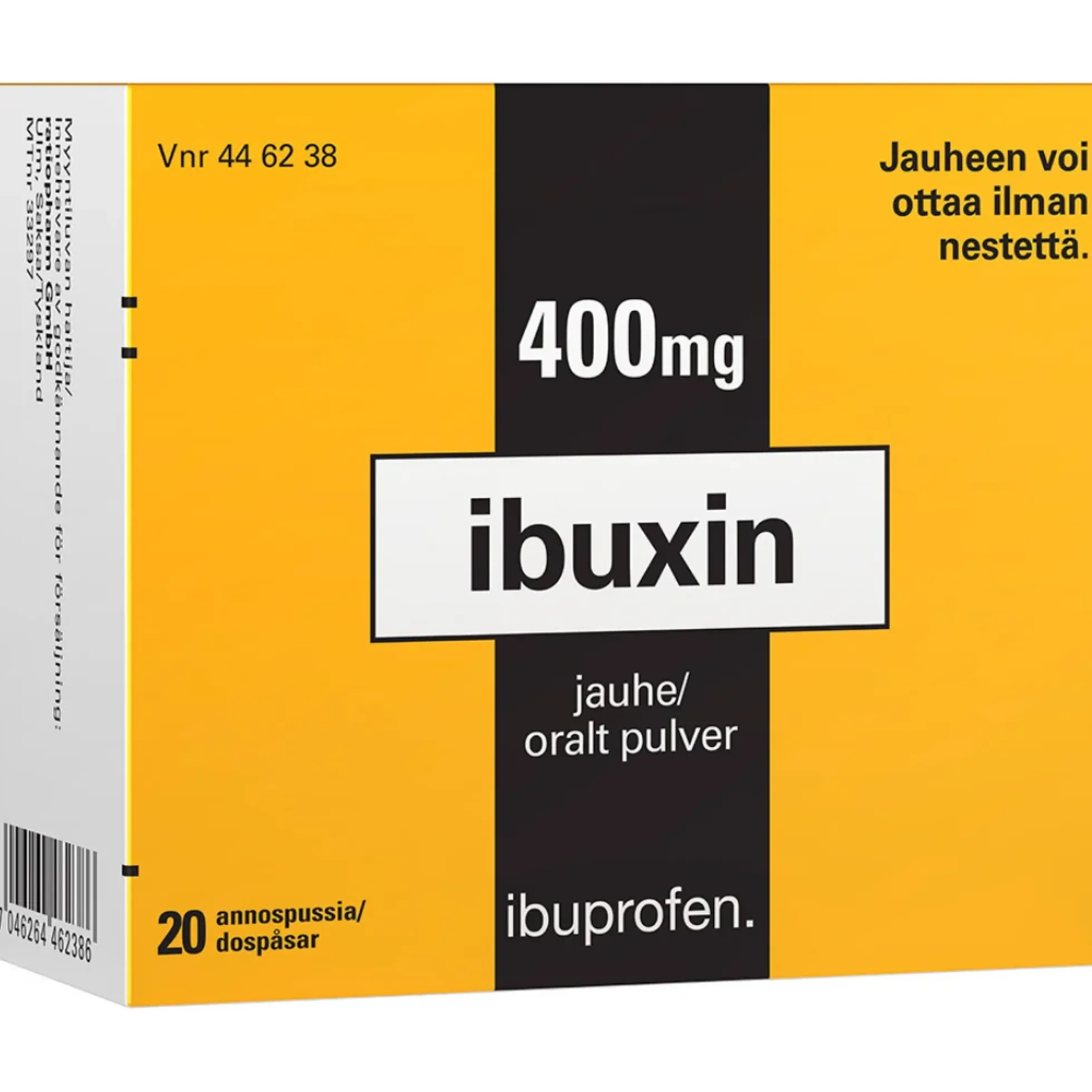 Ibuxin 400 mg jauhe - eri kokoja