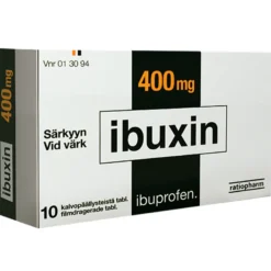 Ibuxin 400 mg tabletti -eri kokoja