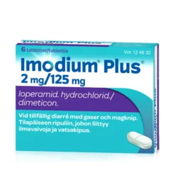Imodium Plus 2/125 mg -eri kokoja