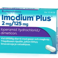 Imodium Plus 2/125 mg -eri kokoja