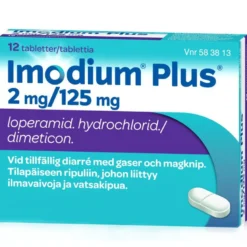 Imodium Plus 2/125 mg -eri kokoja
