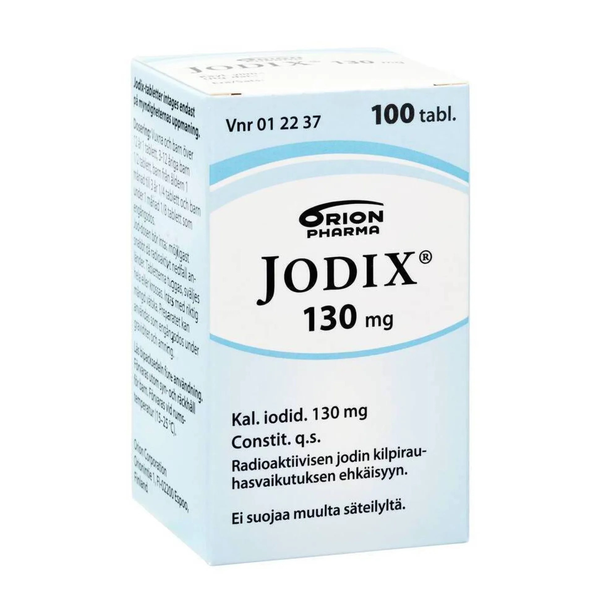 JODIX 130 mg tabletti -eri kokoja