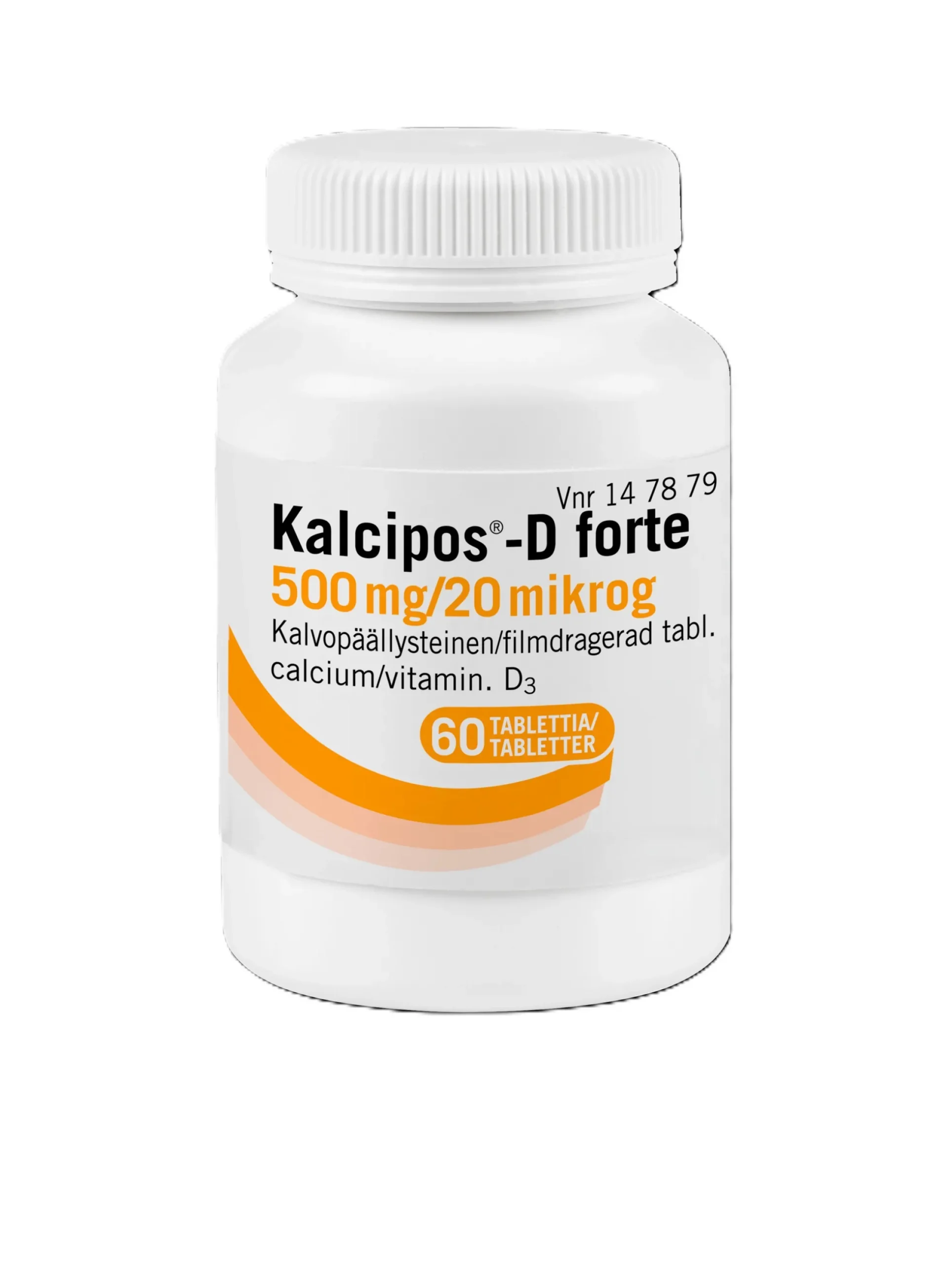 KALCIPOS-D FORTE 500 mg/800 IU 60 tabl.