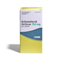 KALIUMKLORID ORIFARM 750 mg 100 / 250 tabl.