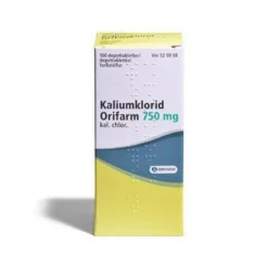 KALIUMKLORID ORIFARM 750 mg 100 / 250 tabl.