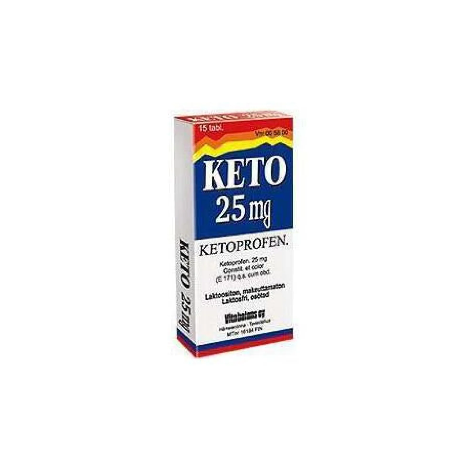 KETO 25 mg 15 tabl.