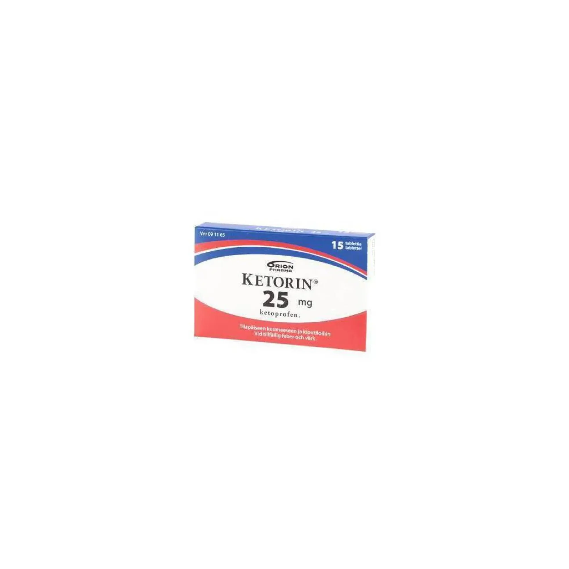 KETORIN - 25 mg 15 tablettia
