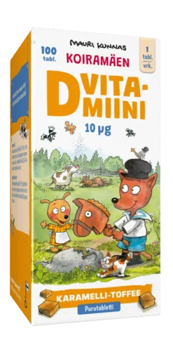 Koiramäen D-vitamiini 10 ug 100 tabl.