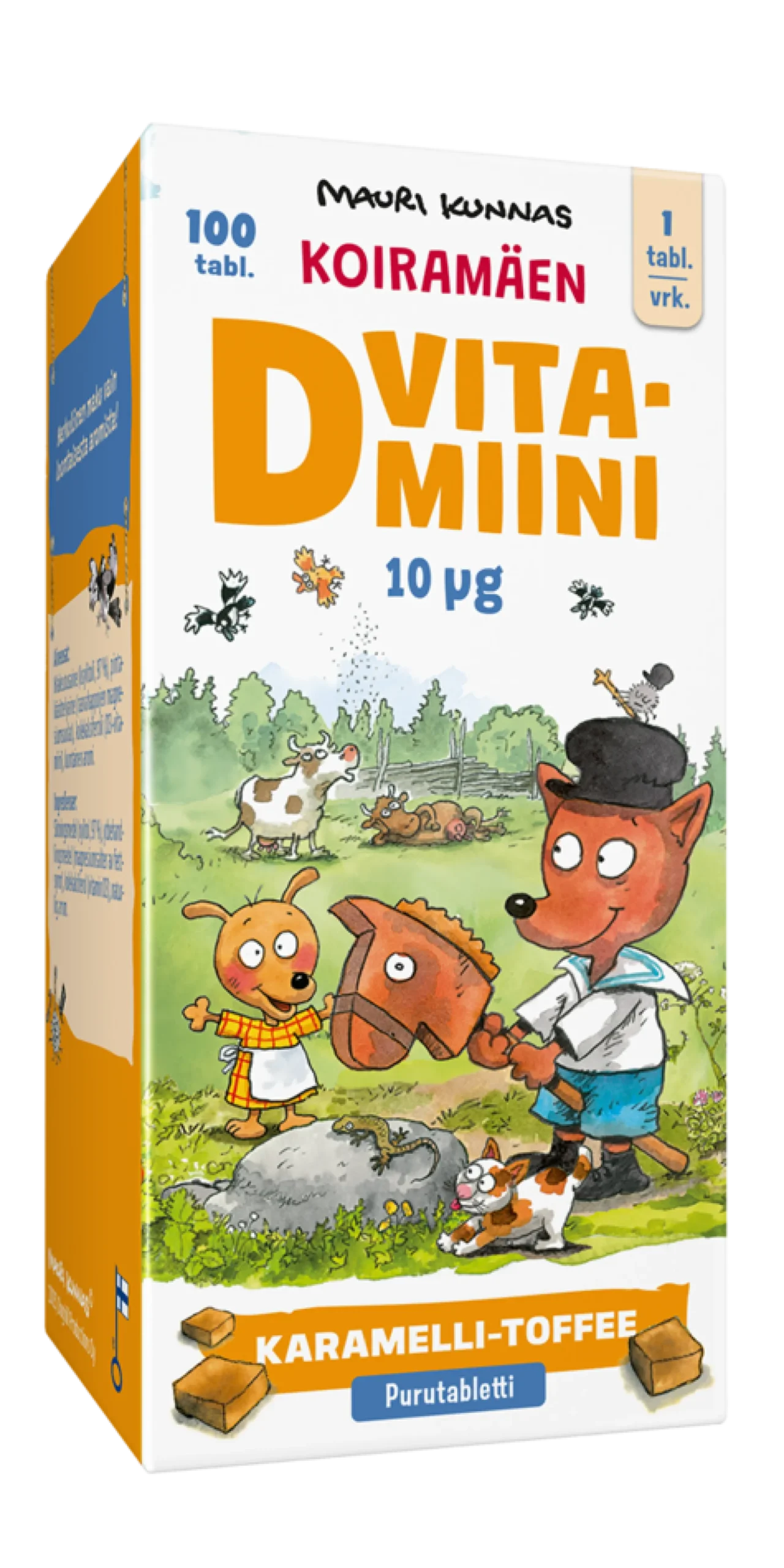 Koiramäen D-vitamiini 10 ug 100 tabl.