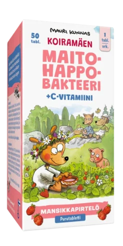 Koiramäen Maitohappobakteeri + C-vitamiini 50 tabl.