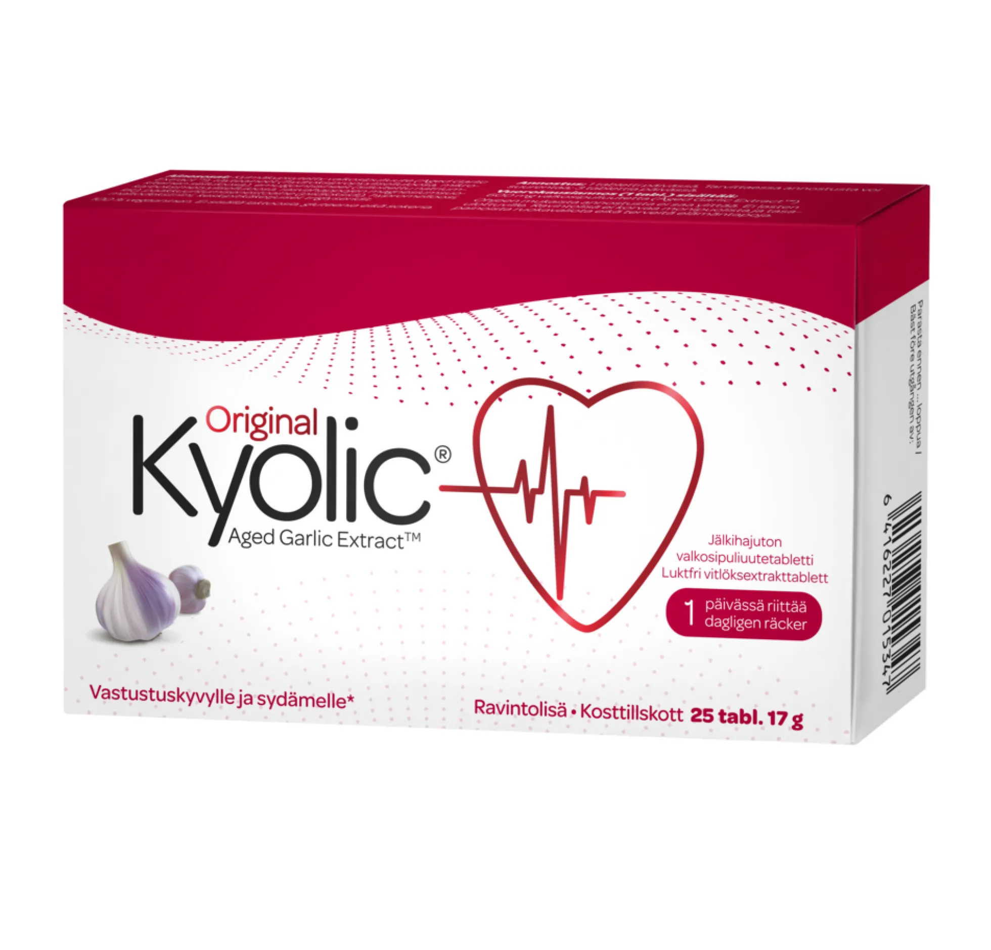 Kyolic Original valkosipulitabl 25 / 100 tabl