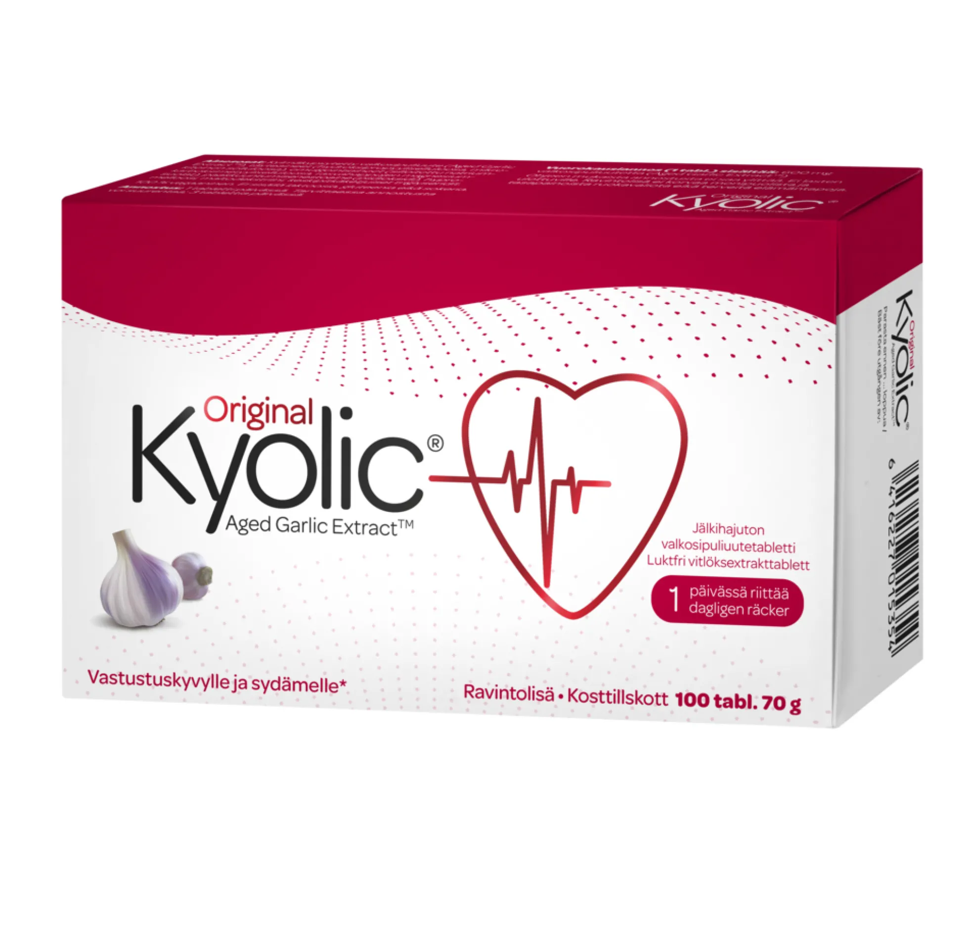 Kyolic Original valkosipulitabl 25 / 100 tabl