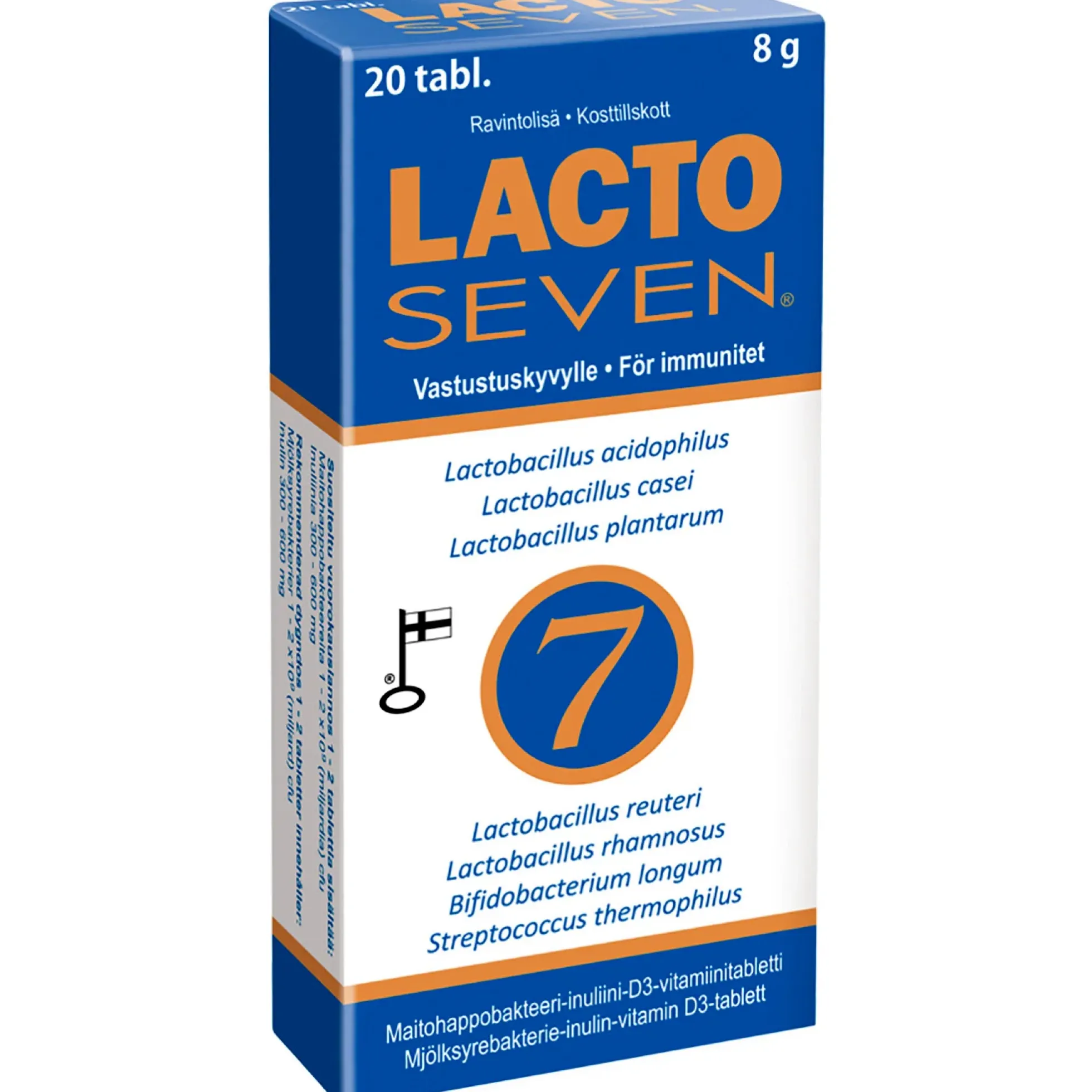 Lacto Seven eri kokoja