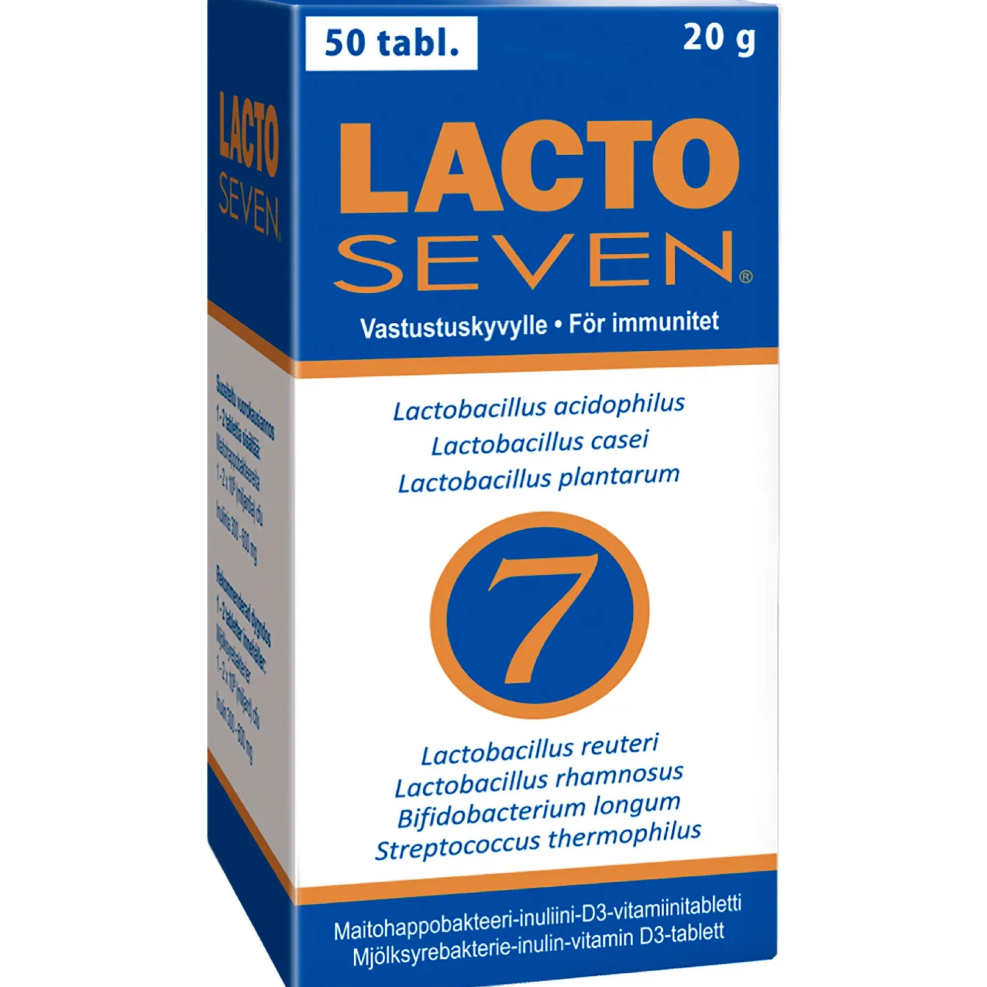 Lacto Seven eri kokoja