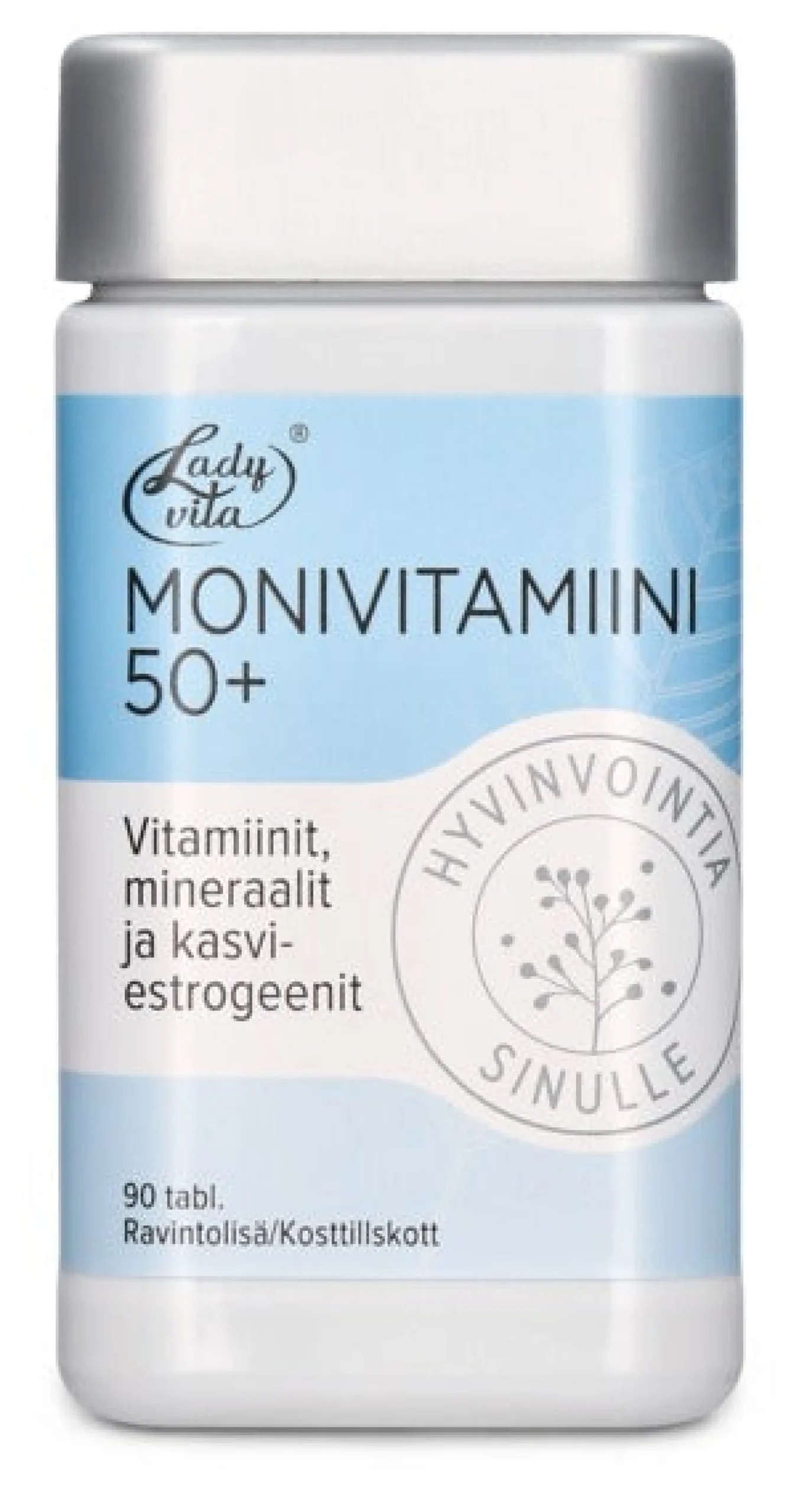 Ladyvita Monivitamiini 50+ tabletti 90 kpl