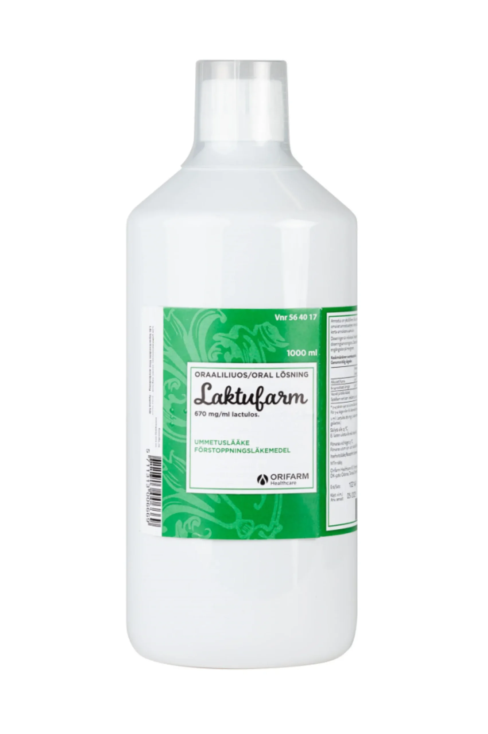 LAKTUFARM 670 mg/ml oraaliliuos 1000 ml