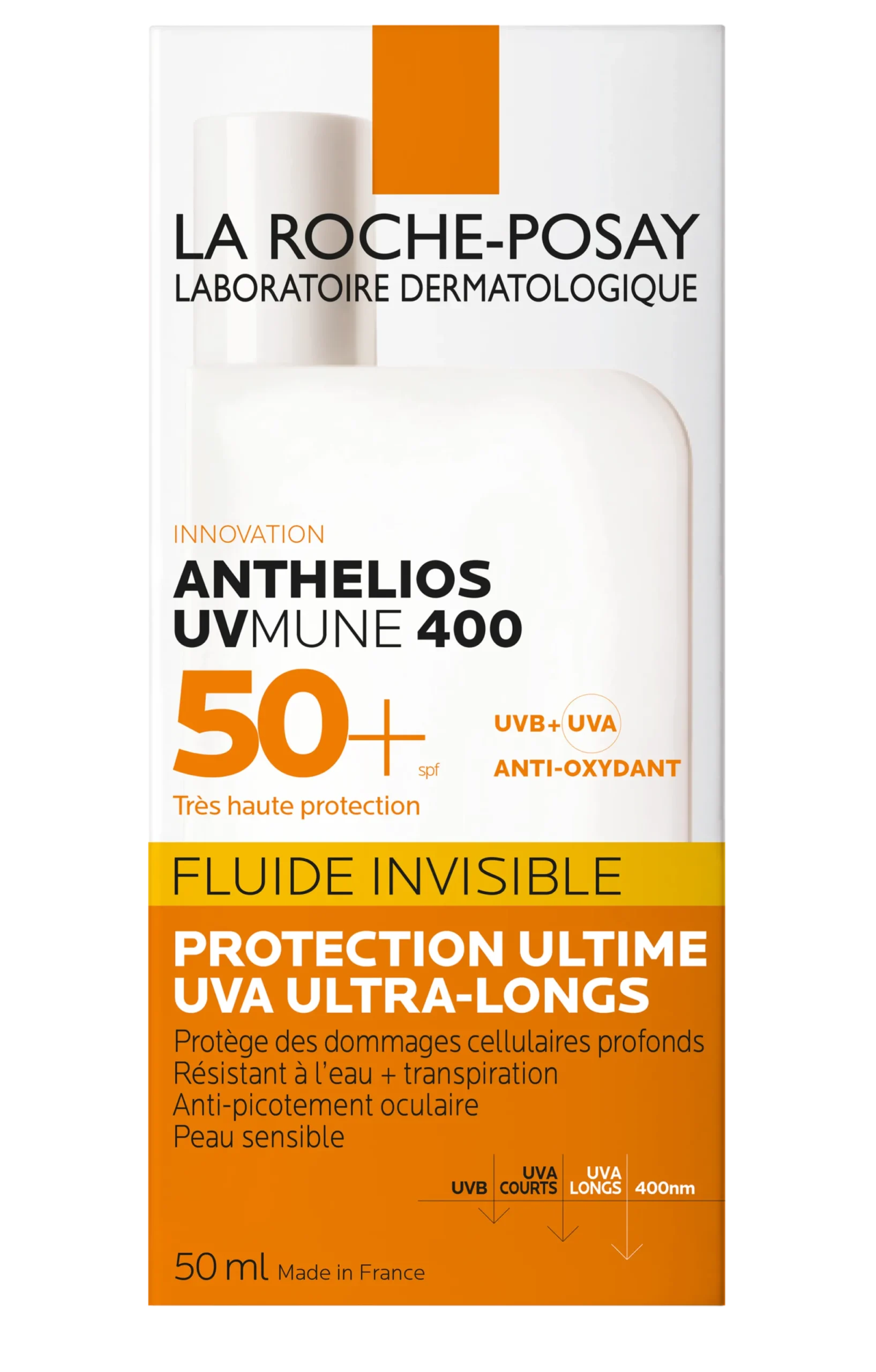 La Roche-Posay Anthelios UV-MUNE400 Ultra-Light SPF50+ kevyt aurinkosuojaemulsio kasvoille