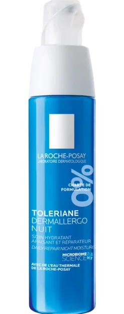 La Roche-Posay Toleriane Dermallergo Overnight rauhoittava yövoide herkälle iholle