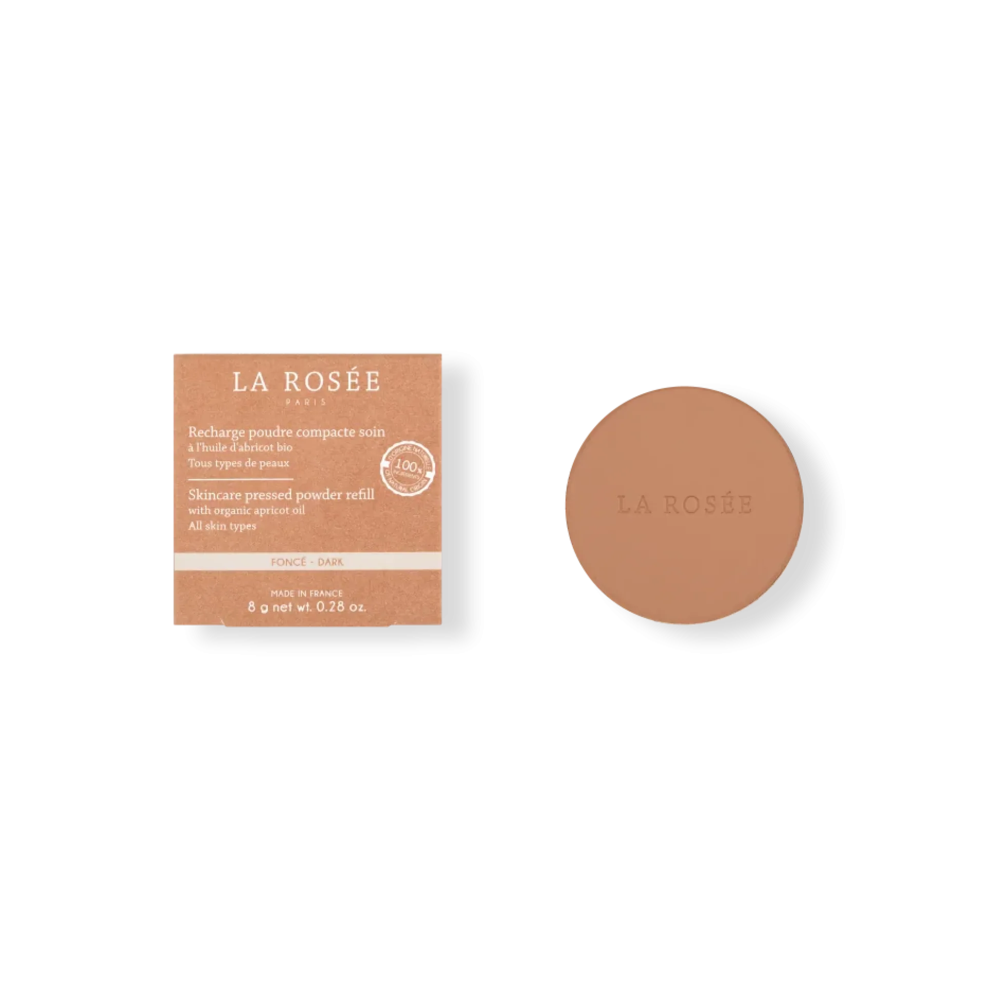 La Rosee Hoitava puuteri Sävy 4 Dark 8 g