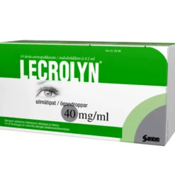 Lecrolyn 40 mg/ml silmätipat - eri kokoja