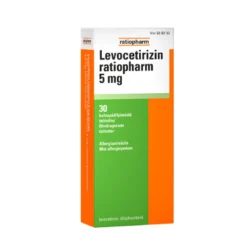 LEVOCETIRIZIN RATIOPHARM 5 mg eri kokoja